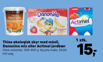 SuperBrugsen Thise skyr mango-passion tilbud