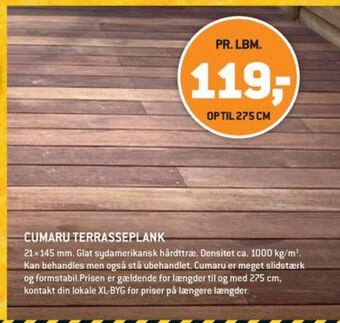 XL-BYG Ukendt terrassebrædder tilbud