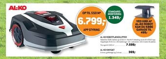 XL-BYG Al-ko robotplæneklipper tilbud