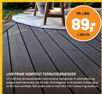 XL-BYG Ukendt terrassebrædder tilbud