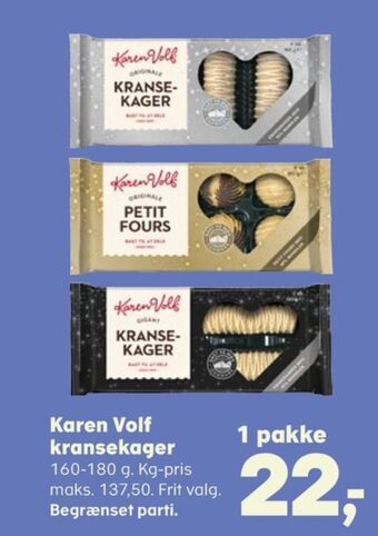 SuperBrugsen Karen volf kager tilbud