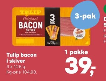 SuperBrugsen Tulip baconskiver tilbud