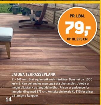 XL-BYG Ukendt terrassebrædder tilbud