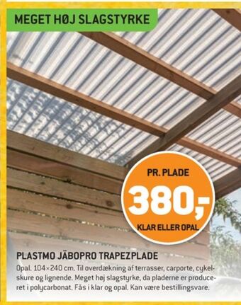 XL-BYG Plastmo trapezplader tilbud