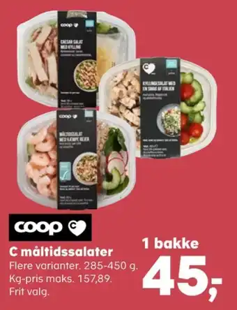 SuperBrugsen Coop måltidssalat tilbud