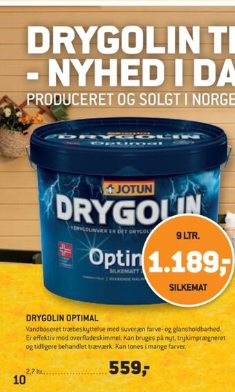Drygolin træbeskyttelse