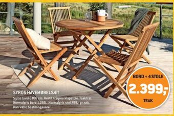 XL-BYG Ukendt havemøbelsæt tilbud