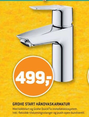 XL-BYG Grohe håndvaskarmatur tilbud