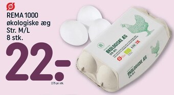 REMA 1000 Rema 1000 økologiske æg tilbud