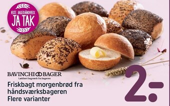 REMA 1000 Friskbagt morgenbrød fra håndværksbageren tilbud