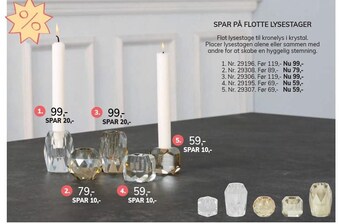 Daells Bolighus Spar på flotte lysestager tilbud