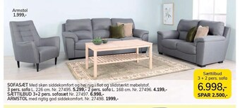 Daells Bolighus Sofasæt el. armstol tilbud