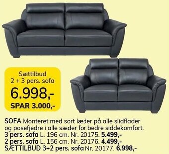 Daells Bolighus Sofa tilbud