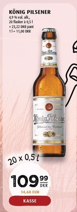 Scandinavian Park König pilsener tilbud