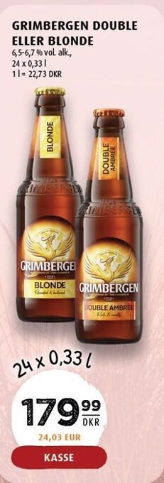 Scandinavian Park Grimbergen double eller blonde tilbud
