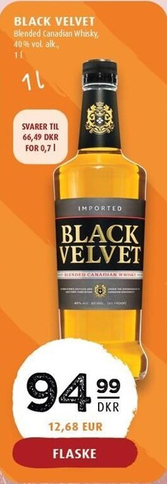 Scandinavian Park Black velvet tilbud