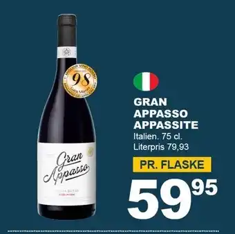 Gran appasso appassite