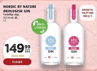 Scandinavian Park Nordic by nature økologisk gin tilbud