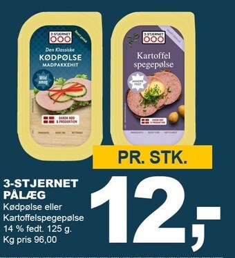 Let-Køb 3-stjernet pålæg tilbud