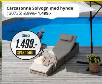 My Home Carcasonne solvogn med hynde tilbud