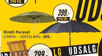 My Home Rindö parasol tilbud