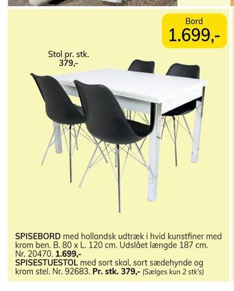 Daells Bolighus Bord tilbud