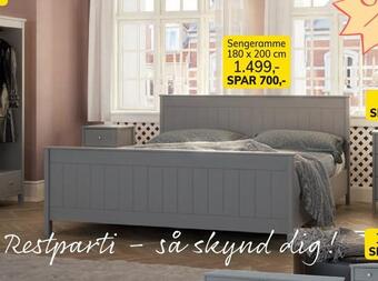 Daells Bolighus Sengeramme 180 x 200 cm tilbud