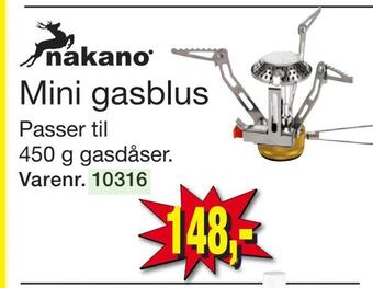 Harald Nyborg Mini gasblus tilbud