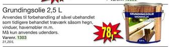 Harald Nyborg Grundingsolie 2,5 l tilbud