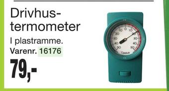 Harald Nyborg Drivhus termometer tilbud