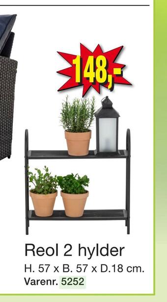 Harald Nyborg Reol 2 hylder tilbud