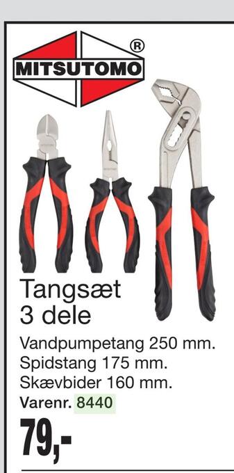 Harald Nyborg Tangsæt 3 dele tilbud