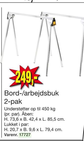 Harald Nyborg Bord-/arbejdsbuk 2-pak tilbud