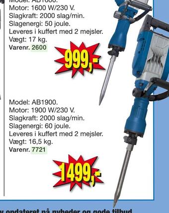 Harald Nyborg Nedbrydningshammer tilbud