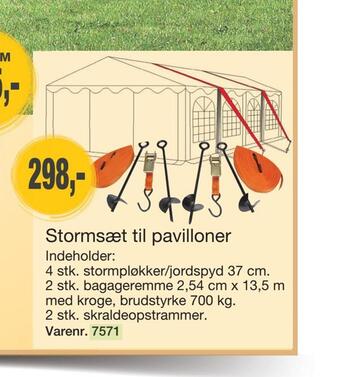 Harald Nyborg Stormsæt til pavilloner tilbud