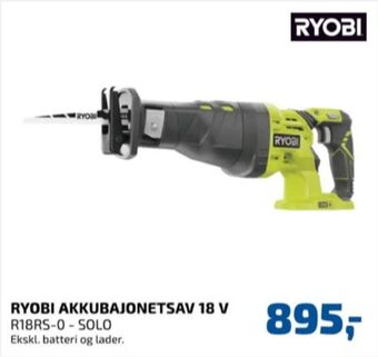 Ryobi bajonetsav
