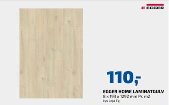 Davidsen Egger laminatgulv tilbud
