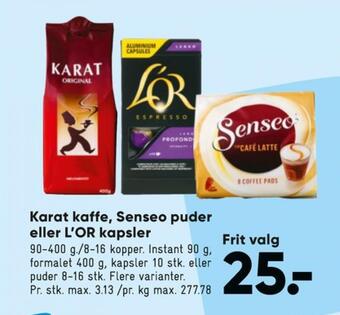 Bilka Original kaffe formalet tilbud