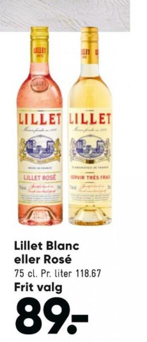 Bilka Blanc aperitif tilbud