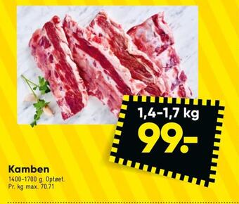 Bilka Ukendt kamben tilbud
