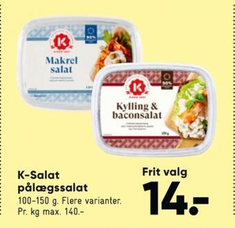 Bilka K-salat makrelsalat tilbud