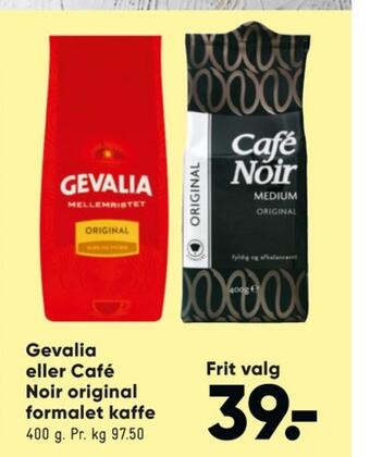 Bilka Original kaffe formalet tilbud