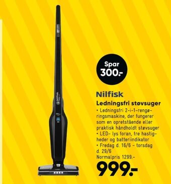 Bilka Nilfisk støvsuger tilbud