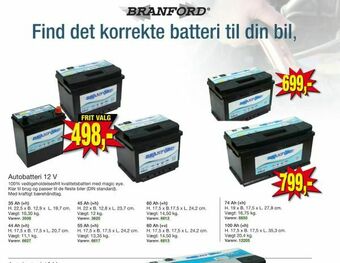 Harald Nyborg Autobatteri 12 V tilbud