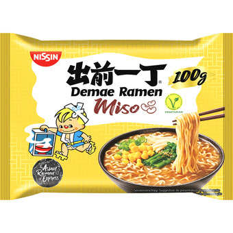 Motatos Nissin 3 x instant kopnudler m. grøntsager | instant kopnudler m. grøntsager. hurtigt, nemt og velsmagende! tilbud