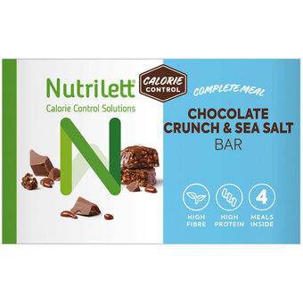 Nutrilett måltidserstatningsbar chocolate crunch & seasalt