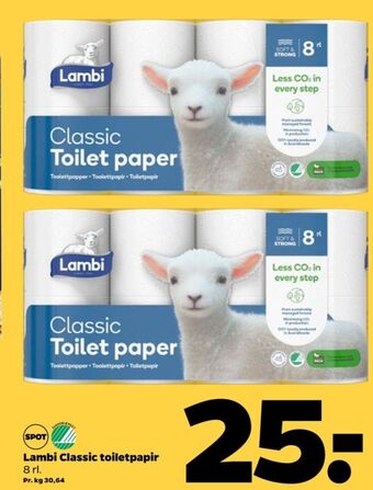 Netto Classic toiletpapir tilbud