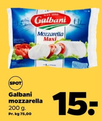 Galbani mozzarella maxi