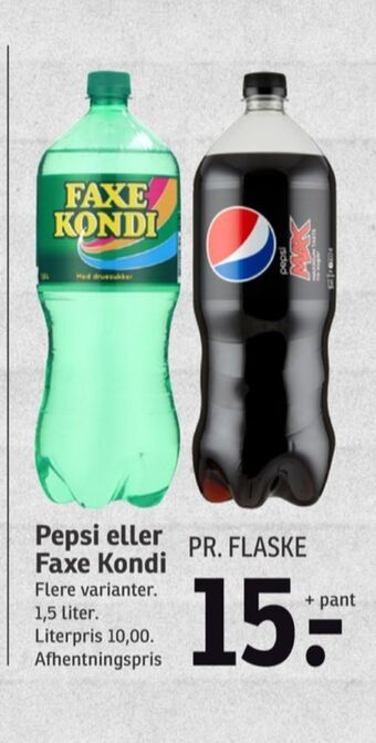SPAR Pepsi max cola tilbud