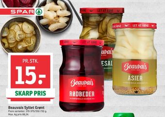 SPAR Beauvais rødbeder-syltet tilbud